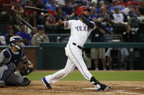 ARLINGTON, TX – SEPTEMBER 8: Nomar Mazara (Photo by Ron Jenkins/Getty Images)