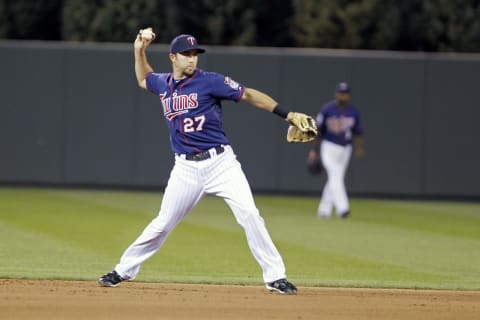 J.J. Hardy of the Minnesota Twins (Photo by Bruce Kluckhohn/Getty Images)