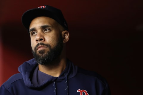 PHOENIX, ARIZONA – APRIL 05: Pitcher David Price #10 of the Boston Red Sox in the dugout during the MLB game against the Arizona Diamondbacks at Chase Field on April 05, 2019 in Phoenix, Arizona. (Photo by Christian Petersen/Getty Images)