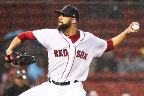 BOSTON, MA – MAY 28: David Price #10 of the Boston Red Sox pitches in the second inning of a game against the Cleveland Indians at Fenway Park on May 28, 2019 in Boston, Massachusetts. (Photo by Adam Glanzman/Getty Images)