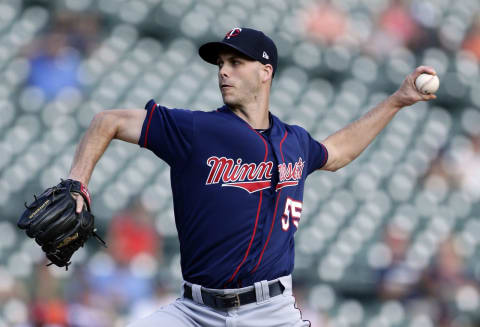 DETROIT, MI – SEPTEMBER 2: Taylor Rogers #55 of the Minnesota Twins pitches against the Detroit Tigers during the ninth inning at Comerica Park on September 2, 2019 in Detroit, Michigan. The Twins defeated the Tigers 4-3. (Photo by Duane Burleson/Getty Images)