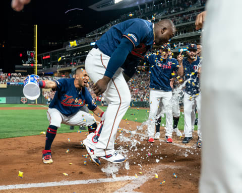 Miguel Sano #22 of the Minnesota Twins (Photo by Brace Hemmelgarn/Minnesota Twins/Getty Images)