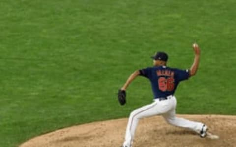 Minnesota Twins’ Jorge Alcala (Photo by Hannah Foslien/Getty Images)