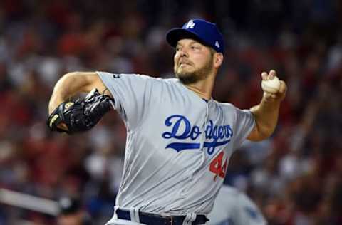 Rich Hill of the Minnesota Twins (Photo by Will Newton/Getty Images)