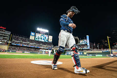 Minnesota Twins’ Mitch Garver (Photo by Brace Hemmelgarn/Minnesota Twins/Getty Images)