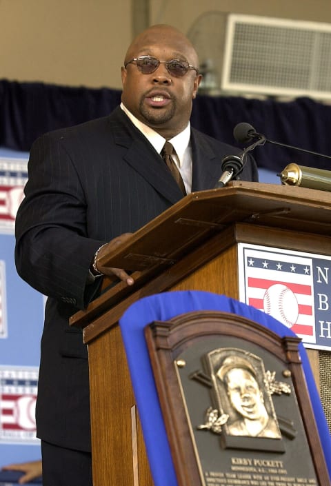 Minnesota Twins’ Kirby Puckett (Photo by HENNY RAY ABRAMS / AFP) (Photo by HENNY RAY ABRAMS/AFP via Getty Images)