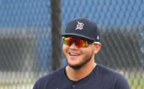 Joe Jimenez #77 of the Detroit Tigers (Photo by Mark Cunningham/MLB Photos via Getty Images)