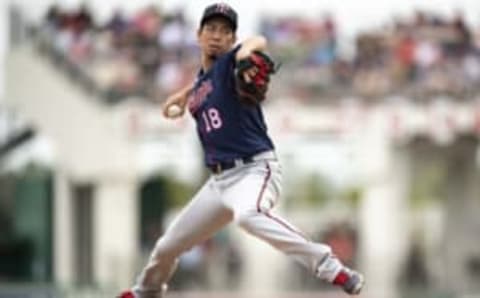 Minnesota Twins’ Kenta Maeda (Photo by Billie Weiss/Boston Red Sox/Getty Images)