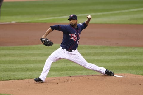 Francisco Liriano of the Minnesota Twins (Photo by Brace Hemmelgarn/Minnesota Twins/Getty Images)