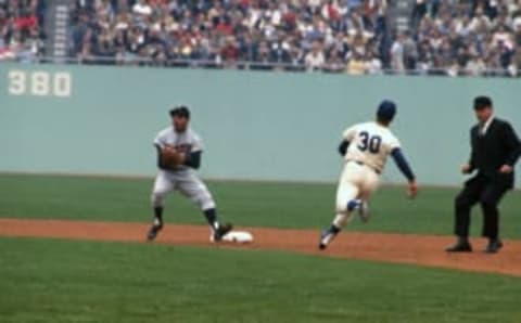 Minnesota Twins’ Zoilo Versalles covers second base (Photo by Focus on Sport/Getty Images)