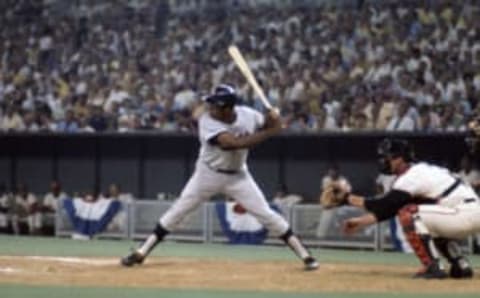 Tony Oliva of the Minnesota Twins bats during the 1970 Major League Baseball All-Star game. (Photo by Focus on Sport/Getty Images)