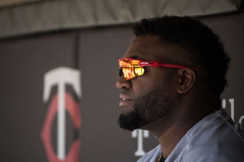 David Ortiz plays against the Minnesota Twins (Photo by Brace Hemmelgarn/Minnesota Twins/Getty Images)