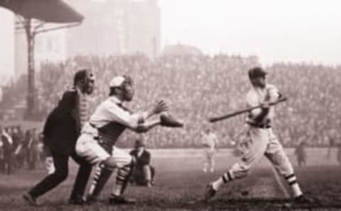 Washingon Senators’ Muddy Ruel (batting) (Photo by Mark Rucker/Transcendental Graphics, Getty Images)