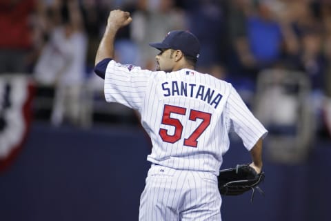 Johan Santana of the Minnesota Twins (Photo by Bruce Kluckhohn/MLB Photos via Getty Images)