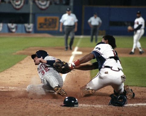 Dan Gladden of the Minnesota Twins (Photo by Ronald C. Modra/Getty Images)