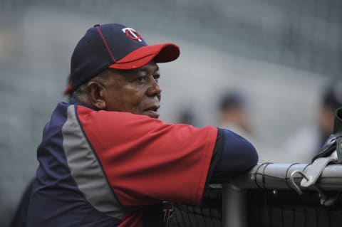 MINNEAPOLIS, MN – MAY 23: Former player Tony Oliva during batting practice prior to a game against the Seattle Mariners on May 23, 2011 at Target Field in Minneapolis, Minnesota. The Rockies won 6-5. (Photo by Hannah Foslien/Getty Images)