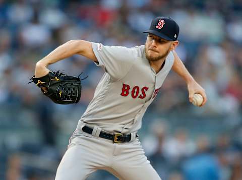 NEW YORK, NEW YORK – MAY 31: Chris Sale #41 of the Boston Red Sox delivers a pitch during the first inning against the New York Yankees at Yankee Stadium on May 31, 2019 in New York City. (Photo by Jim McIsaac/Getty Images)