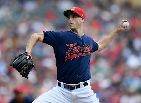 MINNEAPOLIS, MN – JULY 06: Taylor Rogers #55 of the Minnesota Twins delivers a pitch against the Texas Rangers during the seventh inning of the game on July 6, 2019 at Target Field in Minneapolis, Minnesota. The Twins defeated the Rangers 7-4. (Photo by Hannah Foslien/Getty Images)