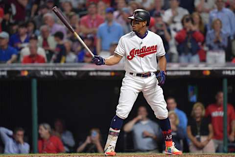 CLEVELAND, OHIO – JULY 09: Francisco Lindor #12 of the Cleveland Indians participates in the 2019 MLB All-Star Game at Progressive Field on July 09, 2019 in Cleveland, Ohio. (Photo by Jason Miller/Getty Images)