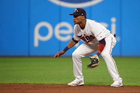 CLEVELAND, OHIO – JULY 09: Jorge Polanco #11 of the Minnesota Twins participates in the 2019 MLB All-Star Game at Progressive Field on July 09, 2019 in Cleveland, Ohio. (Photo by Gregory Shamus/Getty Images)