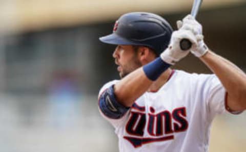 Alex Kirilloff of the Minnesota Twins bats during an intrasquad game at Target Field. (Photo by Brace Hemmelgarn/Minnesota Twins/Getty Images)