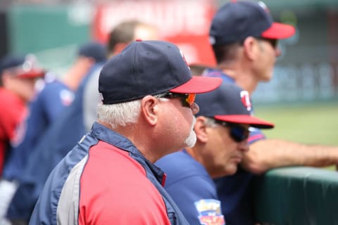 Ron Gardenhire, former manager of the Minnesota Twins looks on in the second inning. (Photo by Rick Yeatts/Getty Images)