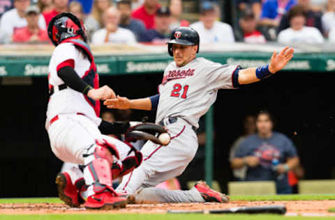 CLEVELAND, OH – JUNE 23: Catcher Roberto Perez