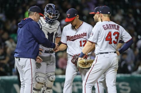 CHICAGO, IL – AUGUST 24: Starting pitcher Jose Berrios