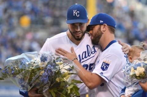 KANSAS CITY, MO – SEPTEMBER 30: Mike Moustakas