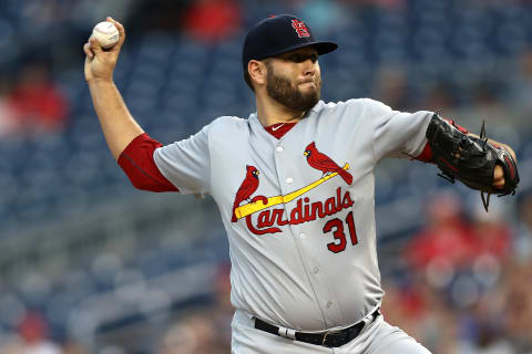 WASHINGTON, DC – APRIL 11: Starting pitcher Lance Lynn