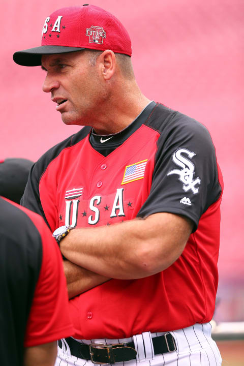 CINCINNATI, OH – JULY 12: Coach Joel Skinner