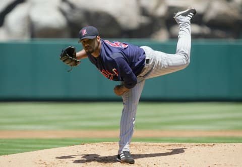 ANAHEIM, CA – JULY 6: Johan Santana