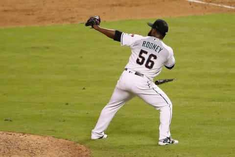 PHOENIX, AZ – AUGUST 29: Relief pitcher Fernando Rodney