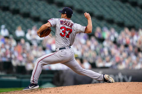 Matt Wisler of the Minnesota Twins pitches against the Chicago White Sox. (Photo by Brace Hemmelgarn/Minnesota Twins/Getty Images)