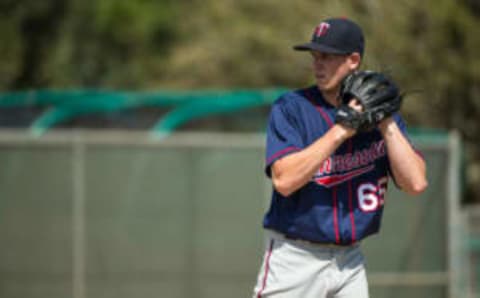 Tyler Jay of the Minnesota Twins (Photo by Brace Hemmelgarn/Minnesota Twins/Getty Images)