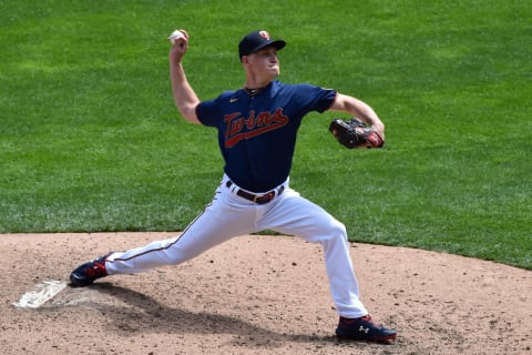 Minnesota Twins relief pitcher Cody Stashak throws a pitch against the Kansas City Royals. (Jeffrey Becker-USA TODAY Sports)