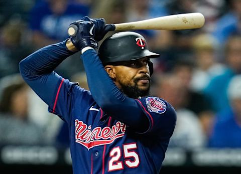 Minnesota Twins center fielder Byron Buxton bats against the Kansas City Royals. (Jay Biggerstaff-USA TODAY Sports)