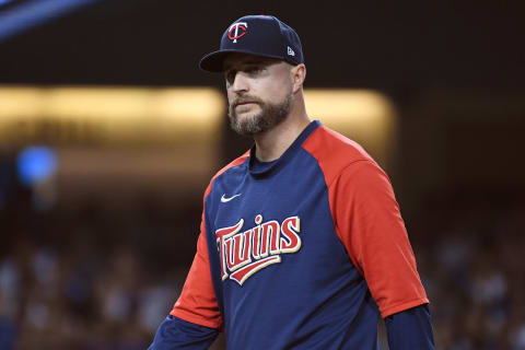 Minnesota Twins manager Rocco Baldelli walks to the dugout. (Richard Mackson-USA TODAY Sports)