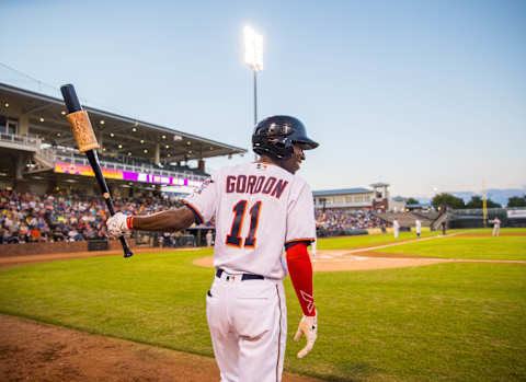 Nov 5, 2016; Surprise, AZ, USA; West shortstop Nick Gordon of the Minnesota Twins during the Arizona Fall League Fall Stars game at Surprise Stadium. Mandatory Credit: Mark J. Rebilas-USA TODAY Sports