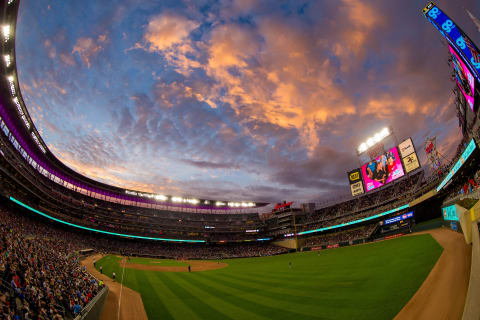 Jun 16, 2017; Minneapolis, MN, USA; A general view of Target Field in a game between the Minnesota Twins and Cleveland Indians at Target Field. Mandatory Credit: Brad Rempel-USA TODAY Sports