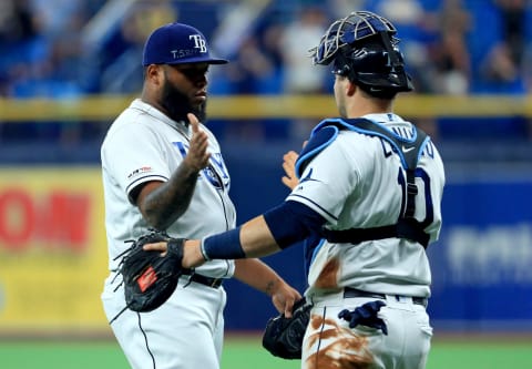 Jose Alvarado of the Tampa Bay Rays (Photo by Mike Ehrmann/Getty Images)