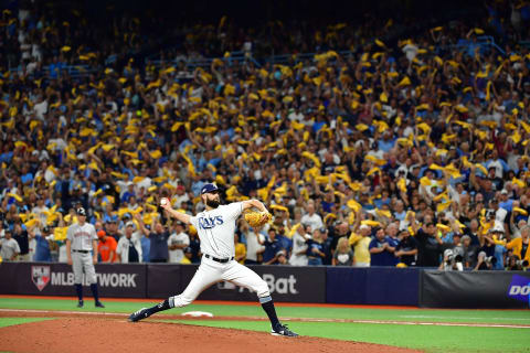 Nick Anderson of the Tampa Bay Rays (Photo by Julio Aguilar/Getty Images)