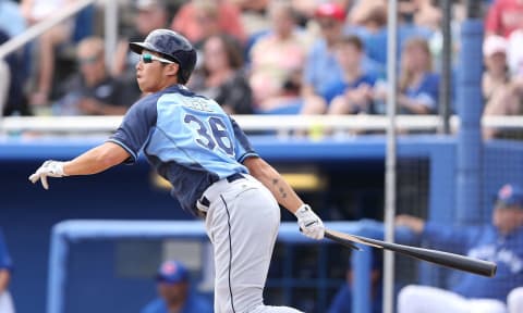 Hak-Ju Lee, Tampa Bay Rays (Photo by Leon Halip/Getty Images)