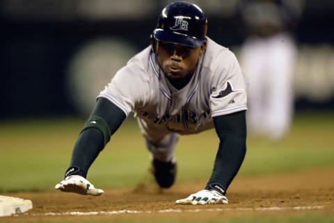 Carl Crawford (Photo by Otto Greule Jr/Getty Images)