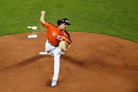 MIAMI, FL – JULY 09: Brent Honeywell #21 of the Tampa Bay Rays (Photo by Mark Brown/Getty Images)