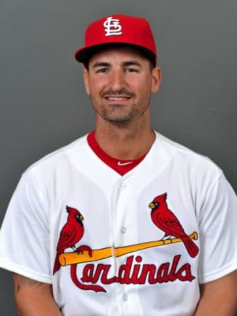 Mar 2, 2015; Jupiter, FL, USA; St. Louis Cardinals shortstop Dean Anna (65) during photo day at Roger Dean Stadium. Mandatory Credit: Steve Mitchell-USA TODAY Sports