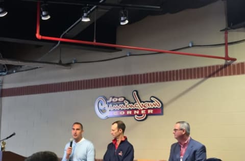 John Mozeliak and Bill Dewitt III address Bloggers at “Blogger Day” Photo Credit: Steven McNeil