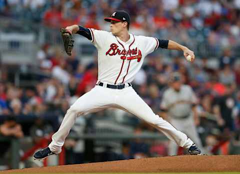 ATLANTA, GEORGIA – SEPTEMBER 21: Pitcher Max Fried #54 of the Atlanta Braves throws a pitch in the first inning during the game against the San Francisco Giants at SunTrust Park on September 21, 2019 in Atlanta, Georgia. (Photo by Mike Zarrilli/Getty Images)