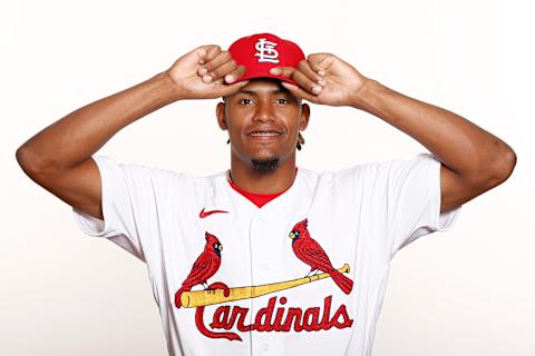 JUPITER, FLORIDA – FEBRUARY 19: Genesis Cabrera #92 of the St. Louis Cardinals poses for a photo on Photo Day at Roger Dean Chevrolet Stadium on February 19, 2020 in Jupiter, Florida. (Photo by Michael Reaves/Getty Images)