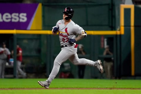 Tyler O’Neill, St. Louis Cardinals. (Photo by Dylan Buell/Getty Images)